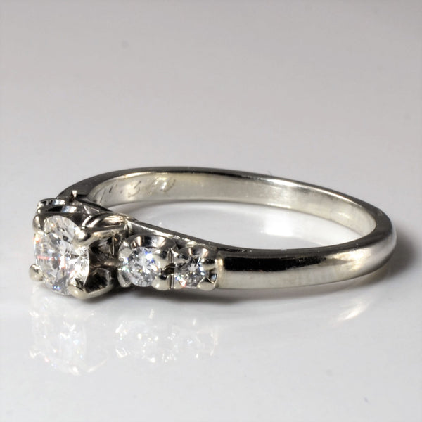 'Birks' 1930s Five Stone Diamond Ring | 0.41ctw | SZ 5.75 |