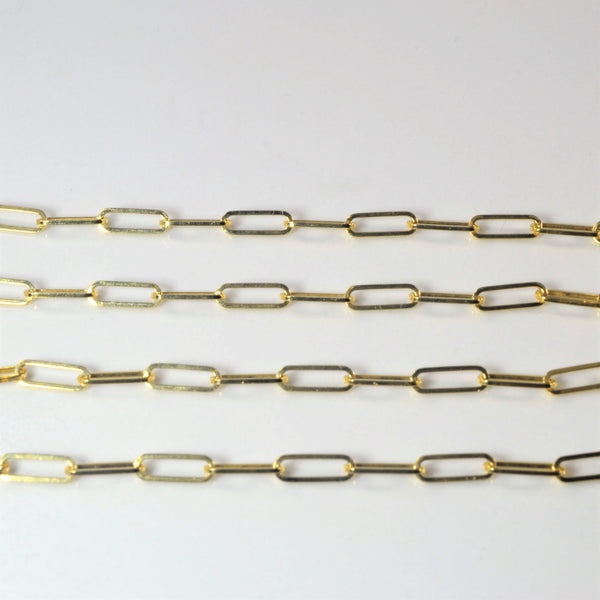 'Bespoke' Elongated Oval Cable Chain | 20