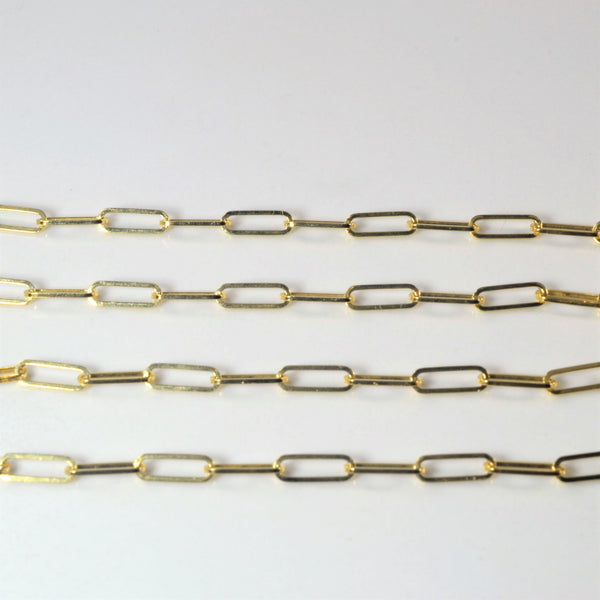 'Bespoke' Elongated Oval Cable Chain | 20