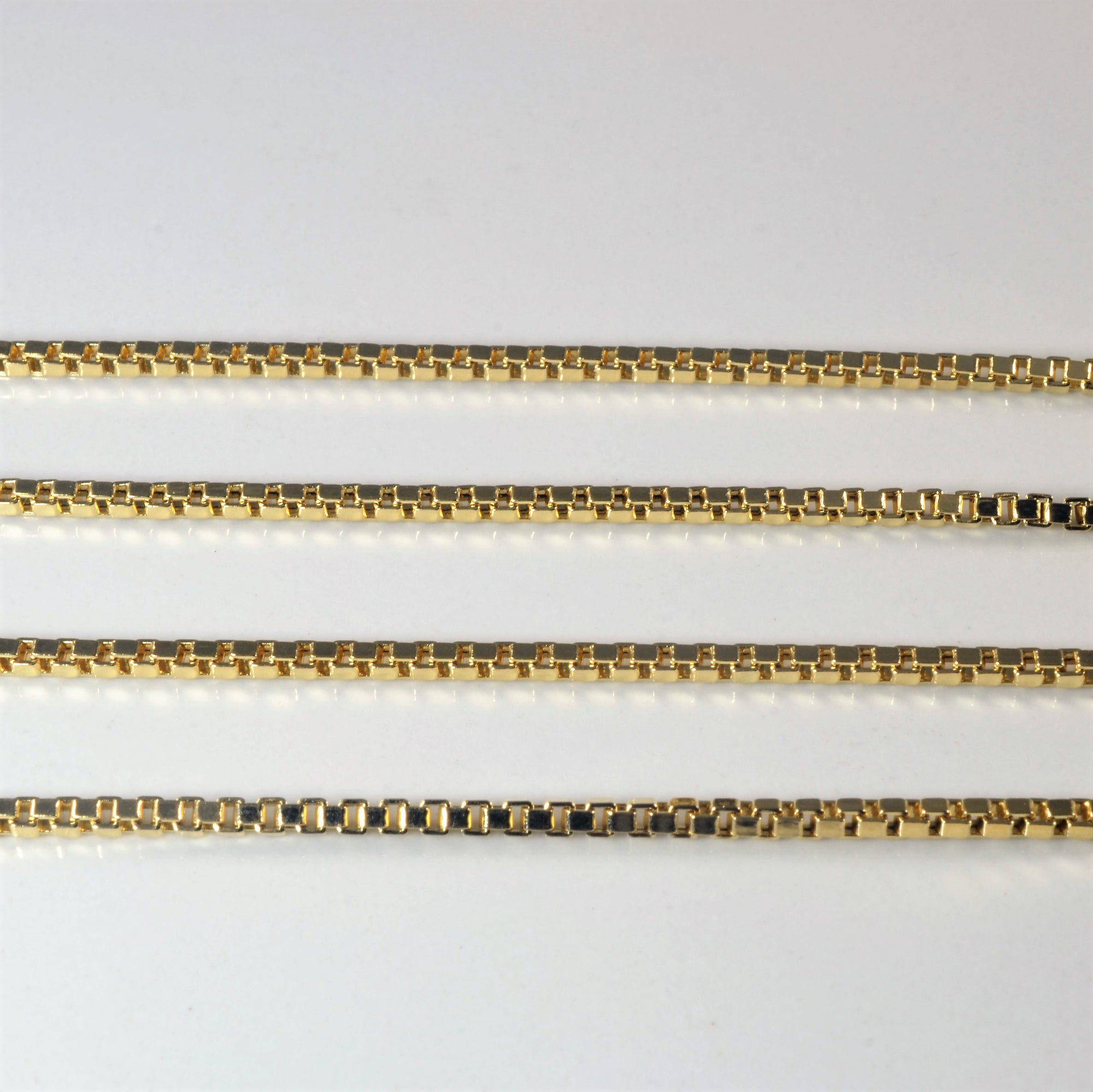 'Bespoke' Yellow Gold Box Chain | 18