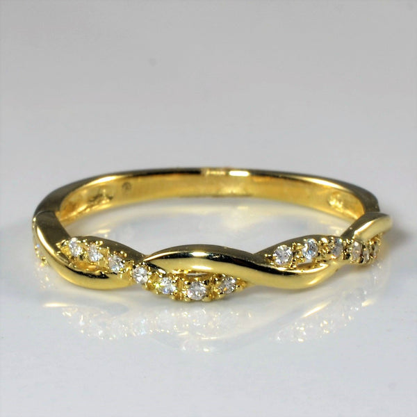 'Bespoke' Diamond Twist Bands | Options Available | SZ 7 |