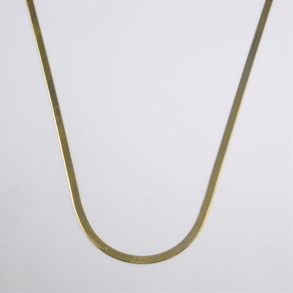 'Bespoke' 3mm Herringbone Chain | 18