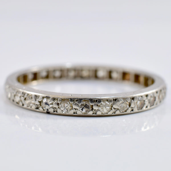 Retro Era Diamond Eternity Band | 0.33 ctw SZ 4.75 |