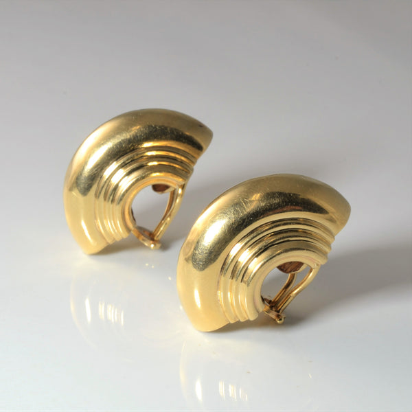 'Birks' 1980s Clip On Earrings |