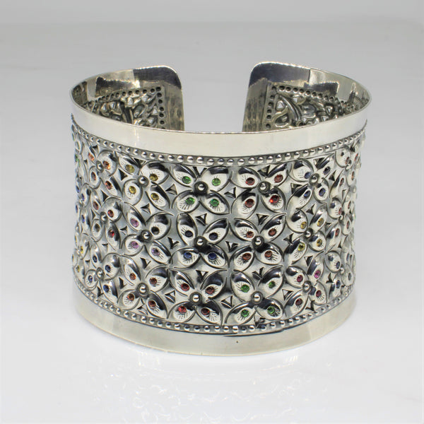 'Effy' Multi Coloured Sapphire & Peridot Cuff | 2.00ct |