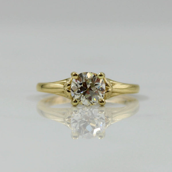 'Bespoke' Diamond Detailed Gallery Engagement Ring | 1.26ct | SZ 7 |