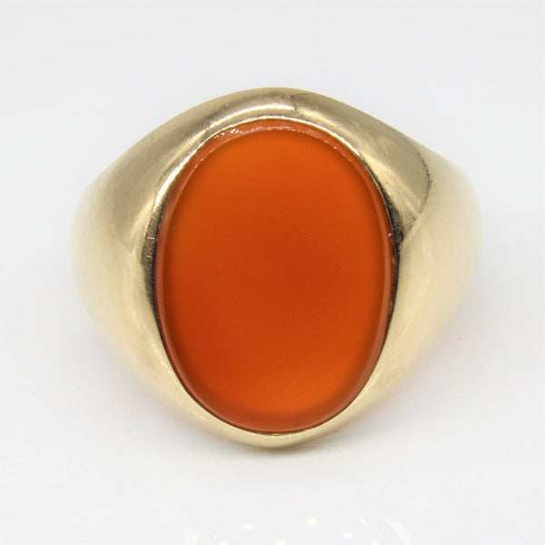 'Tiffany & Co.' Early 1960s Carnelian Ring | 3.25ct | SZ 8 |