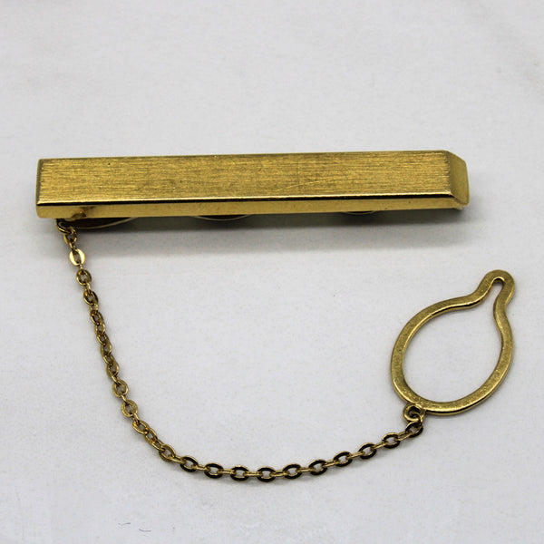 'Cavelti' Yellow Gold Tie Clip |