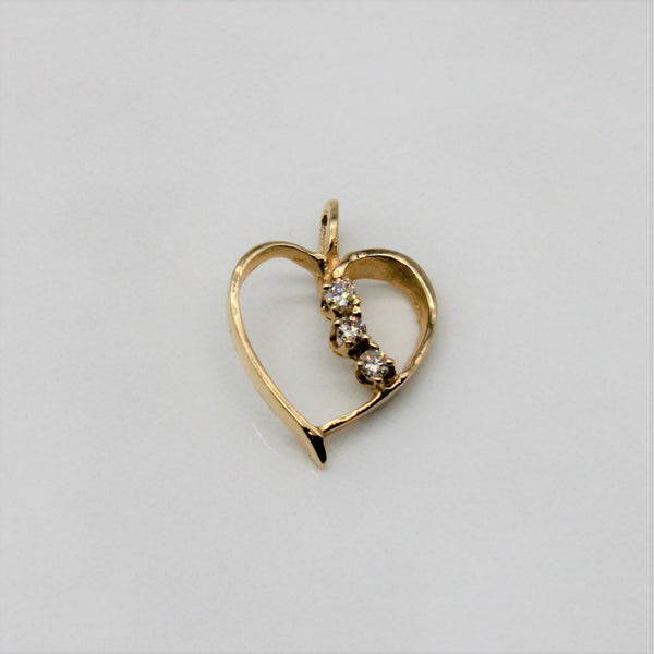 Diamond Heart Charm | 0.05ctw |