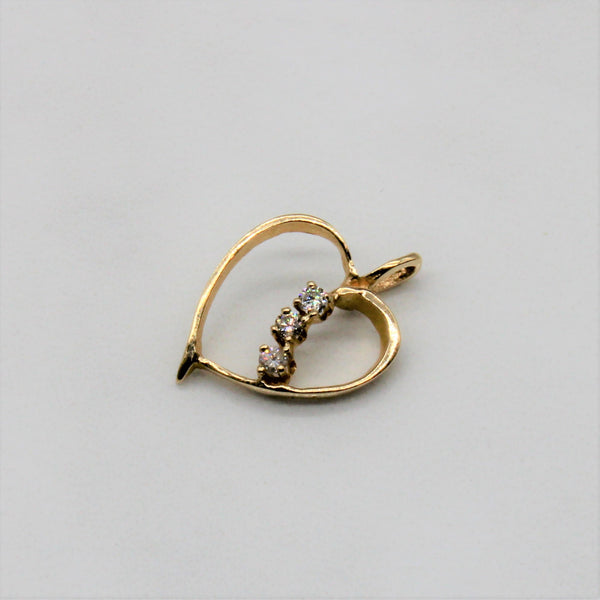 Diamond Heart Charm | 0.05ctw |