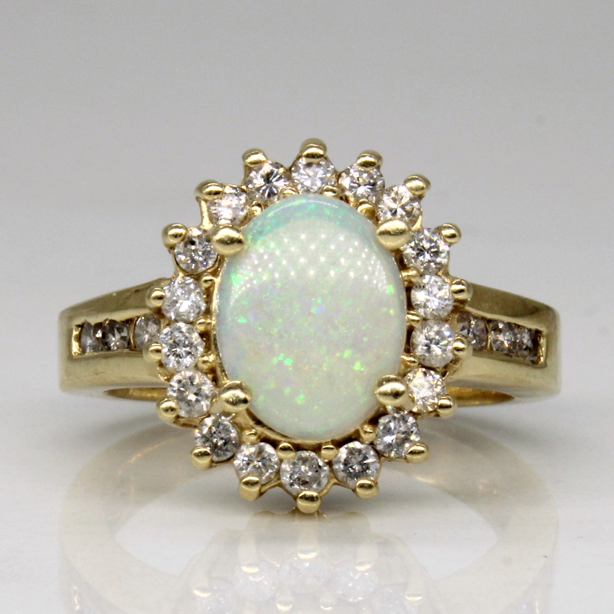 Opal & Diamond Cocktail Ring | 1.00ct, 0.43ctw | SZ 5.25 |