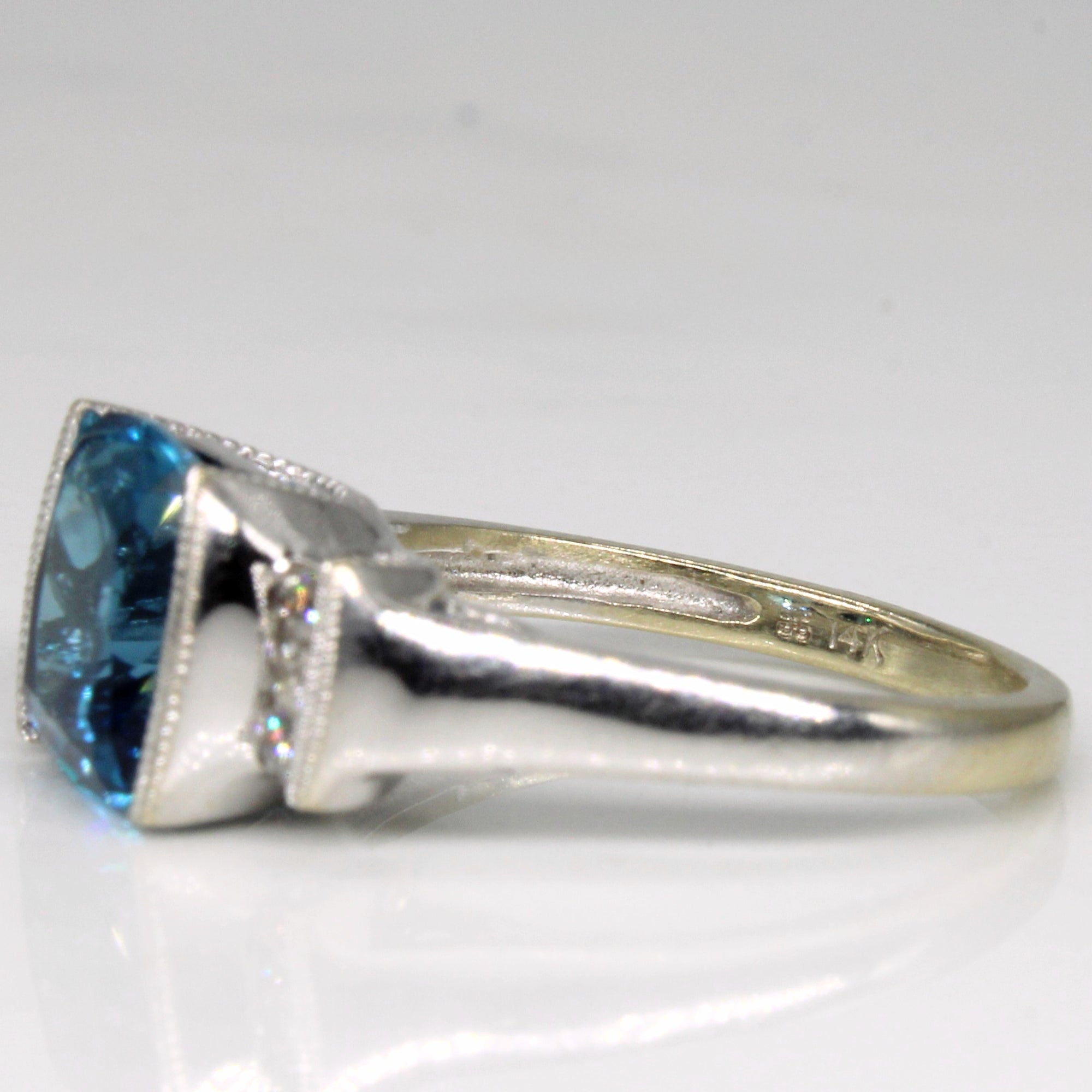 Topaz & Diamond Cocktail Ring | 2.21ct, 0.06ctw | SZ 4.75 |