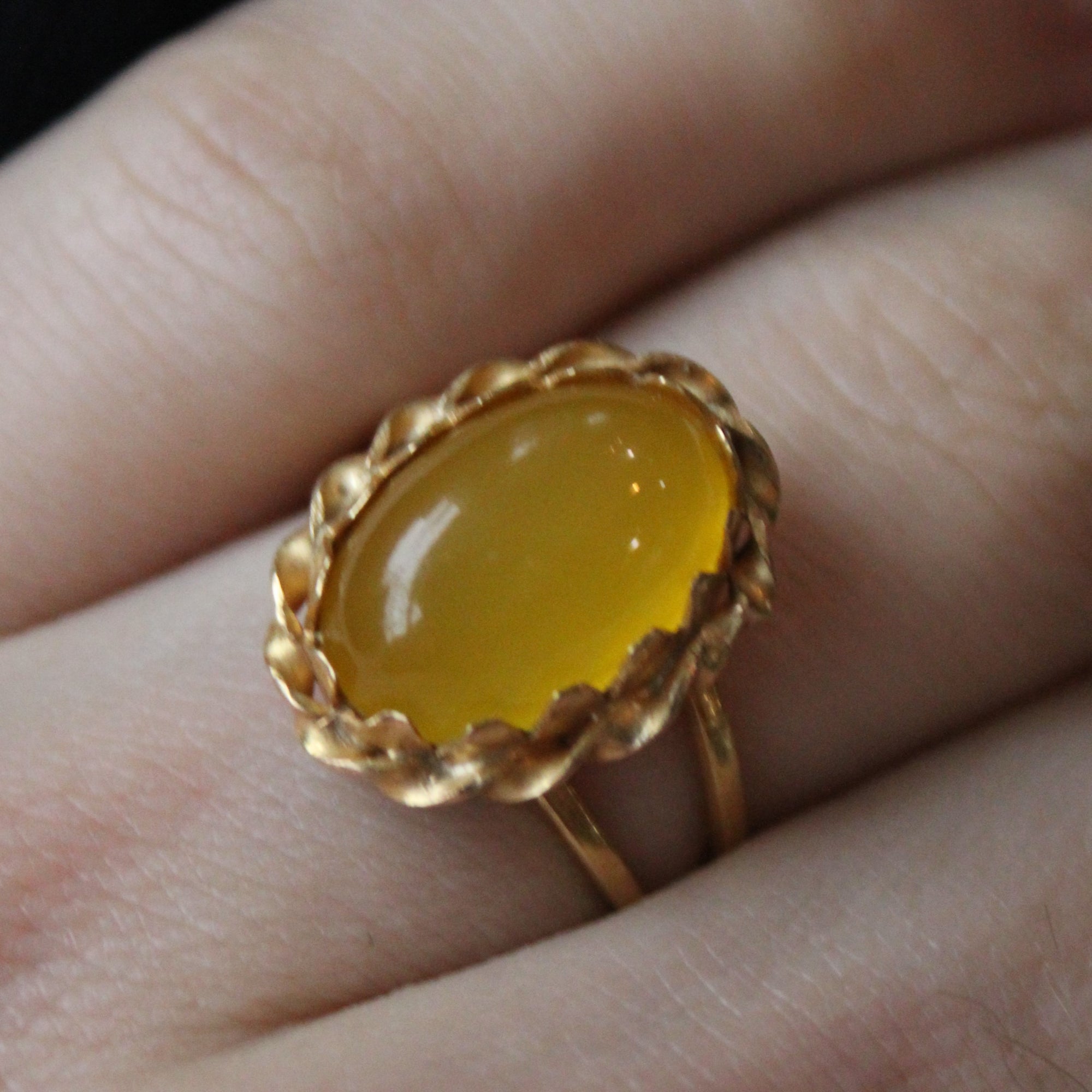 Agate Cocktail Ring | 5.90ct | SZ 7.75 |