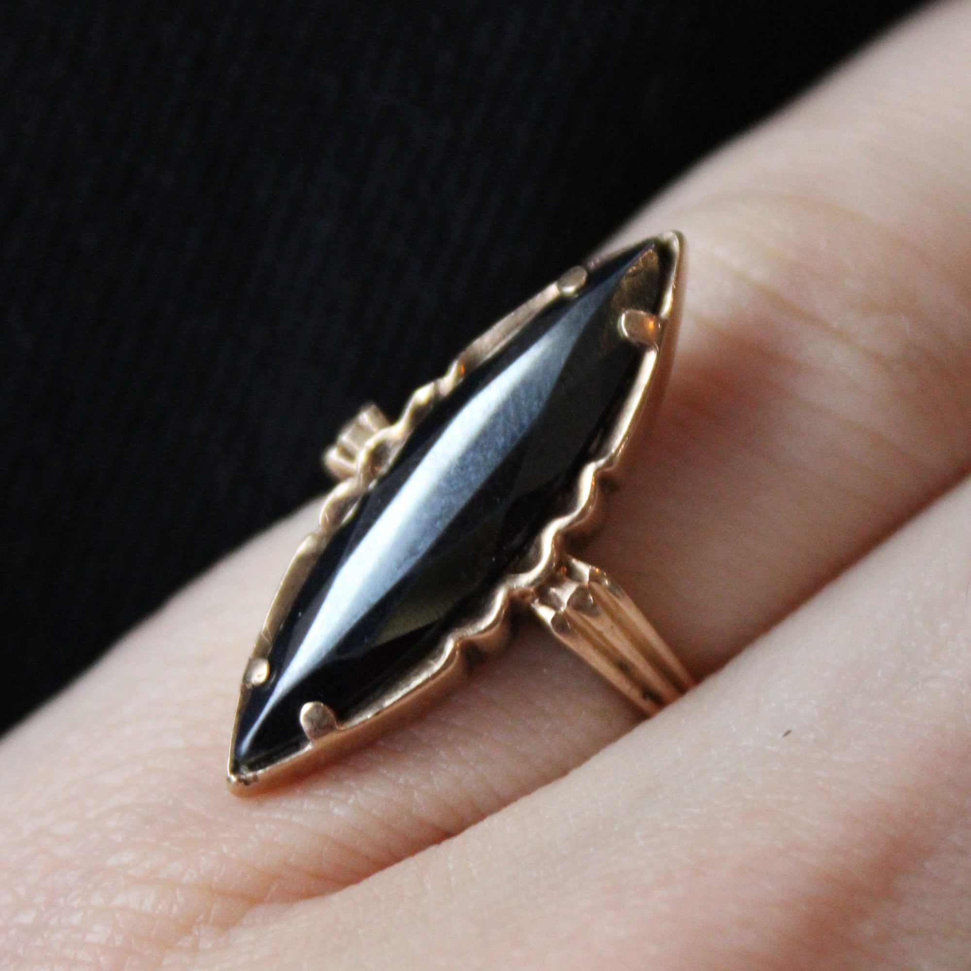 Hematite Cocktail Ring | 6.00ct | SZ 6 |