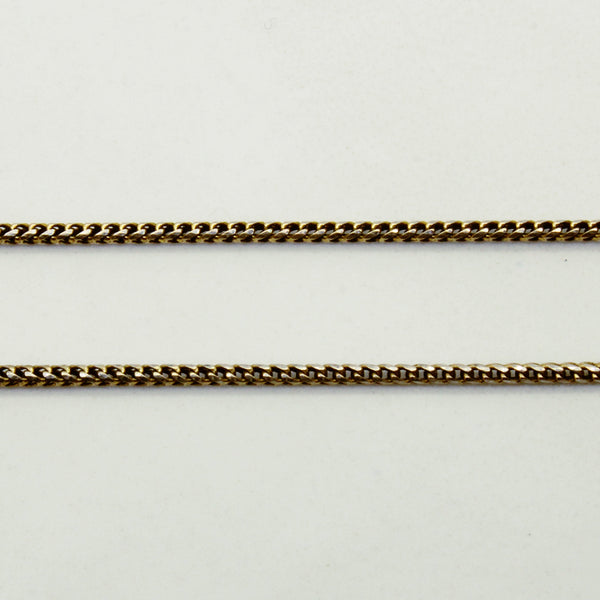 10k Yellow Gold Birdcage Link Chain | 21