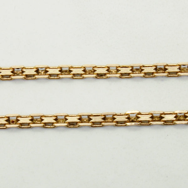 14k Yellow Gold Flat Link Chain | 20