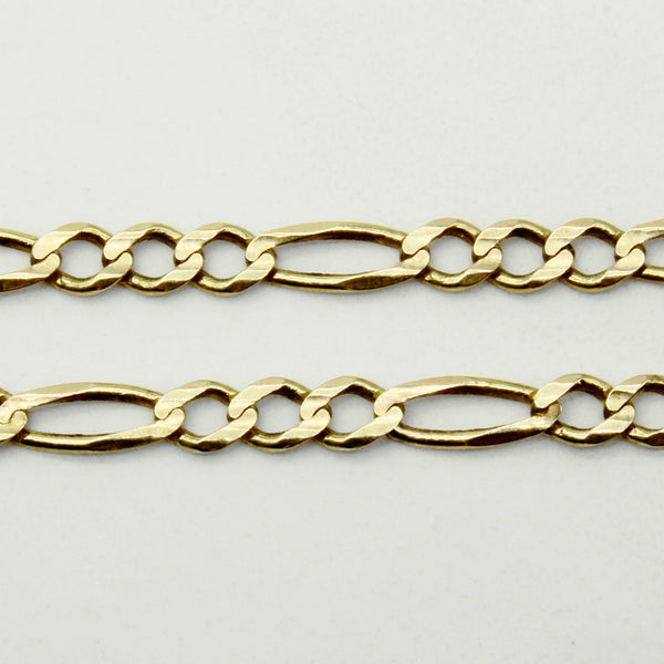 10k Yellow Gold Figarucci Chain | 19