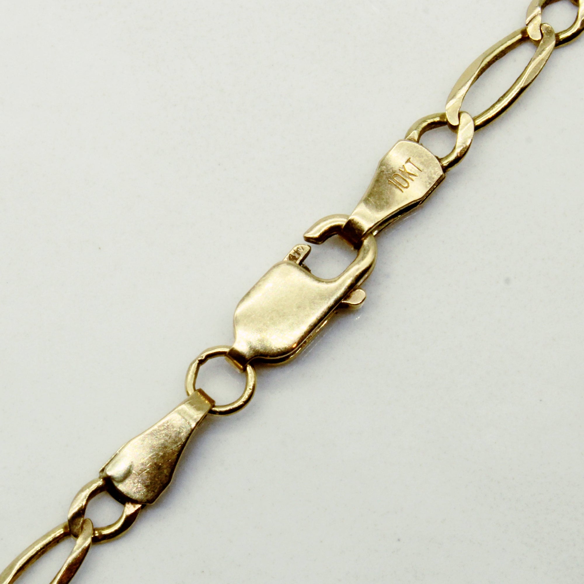 10k Yellow Gold Figarucci Chain | 19