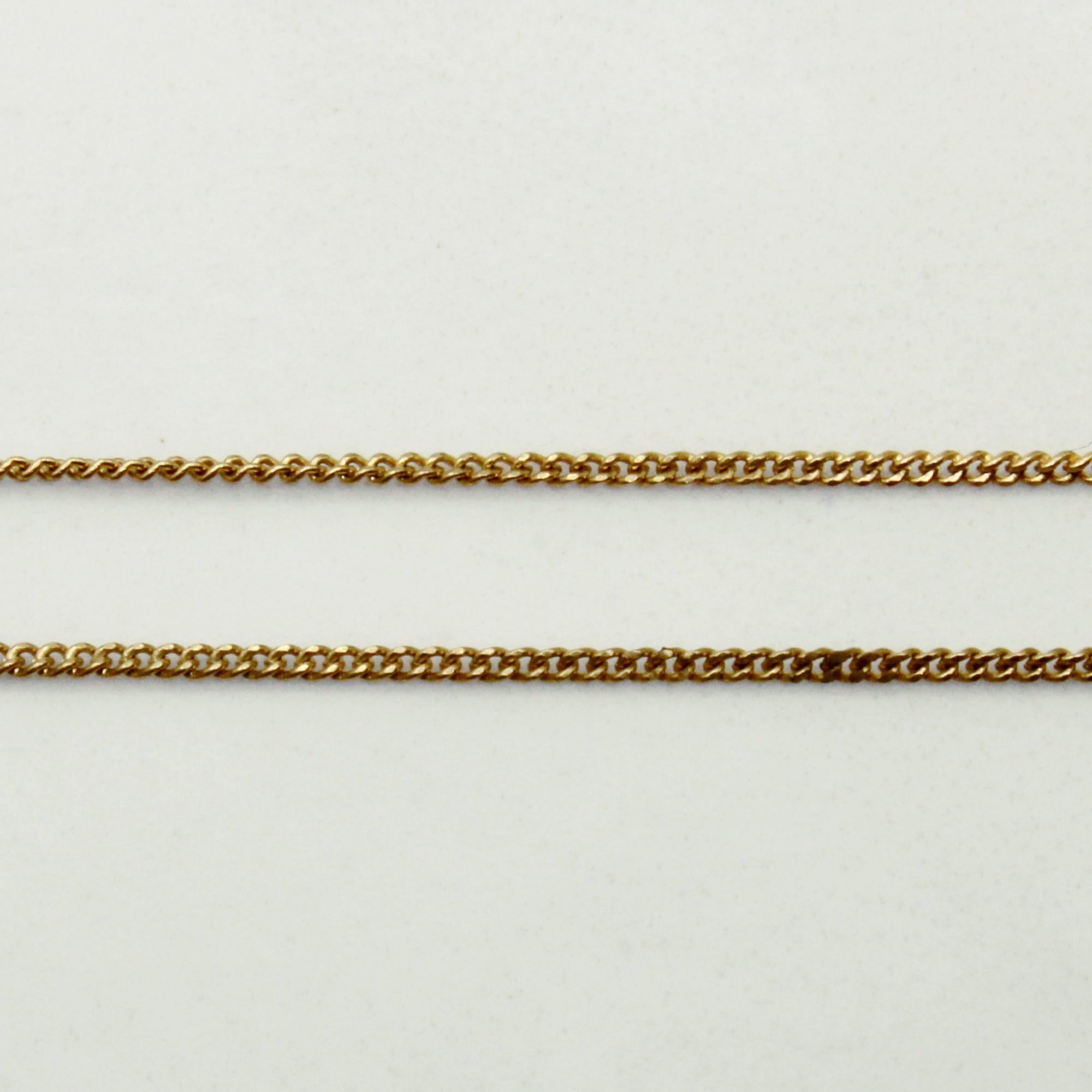 10k Yellow Gold Micro Link Chain | 17