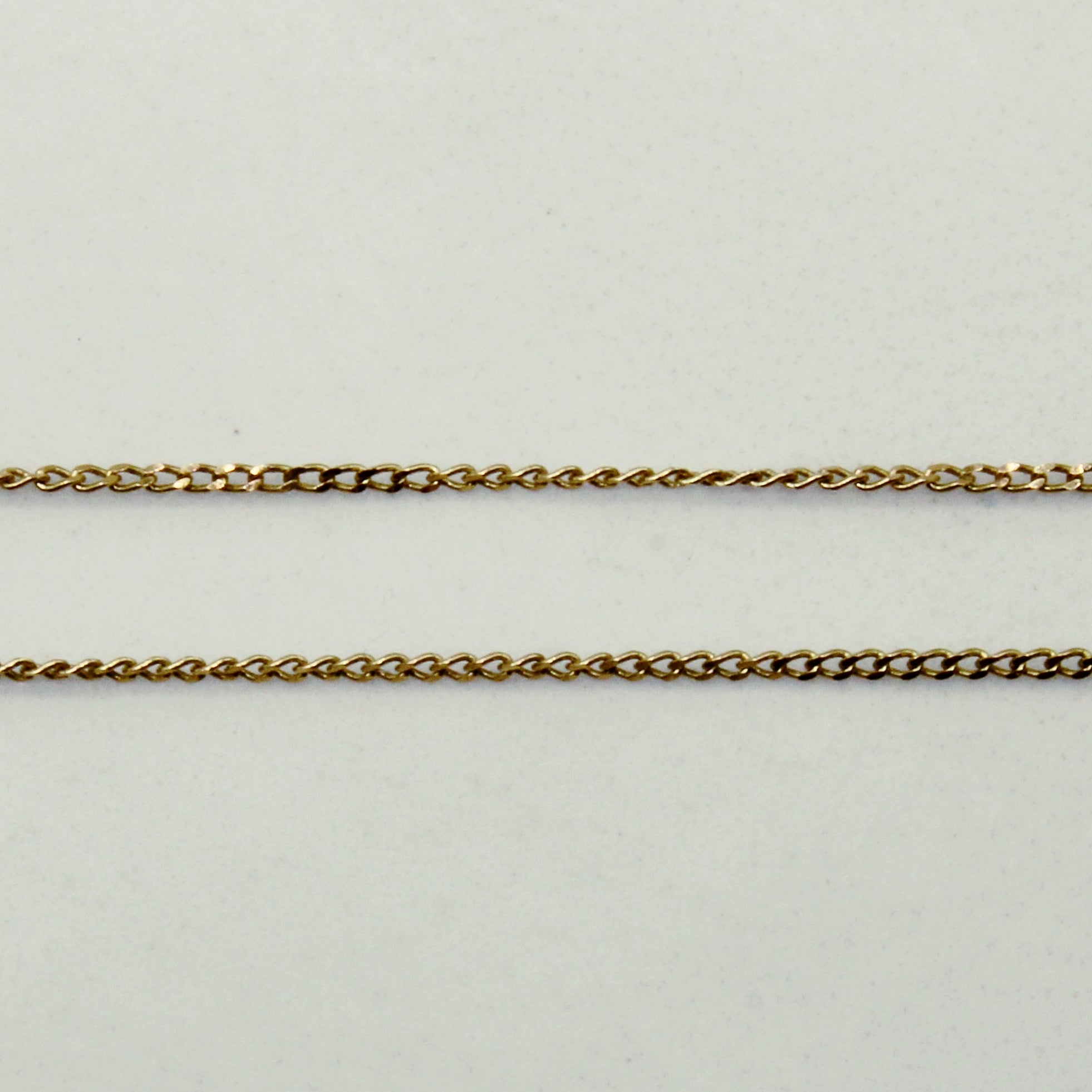 9k Yellow Gold Micro Link Chain | 18