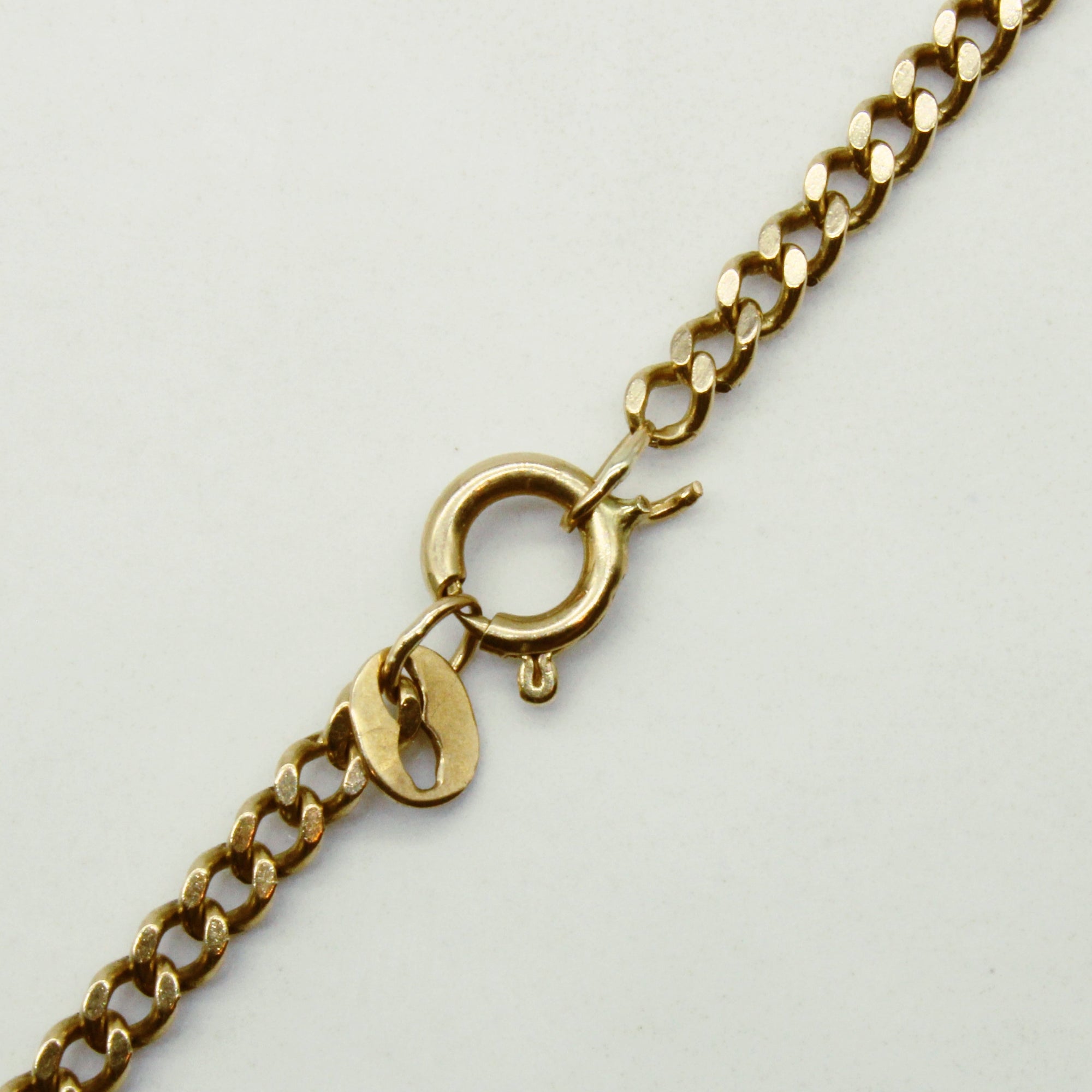 10k Yellow Gold Curb Link Chain | 22