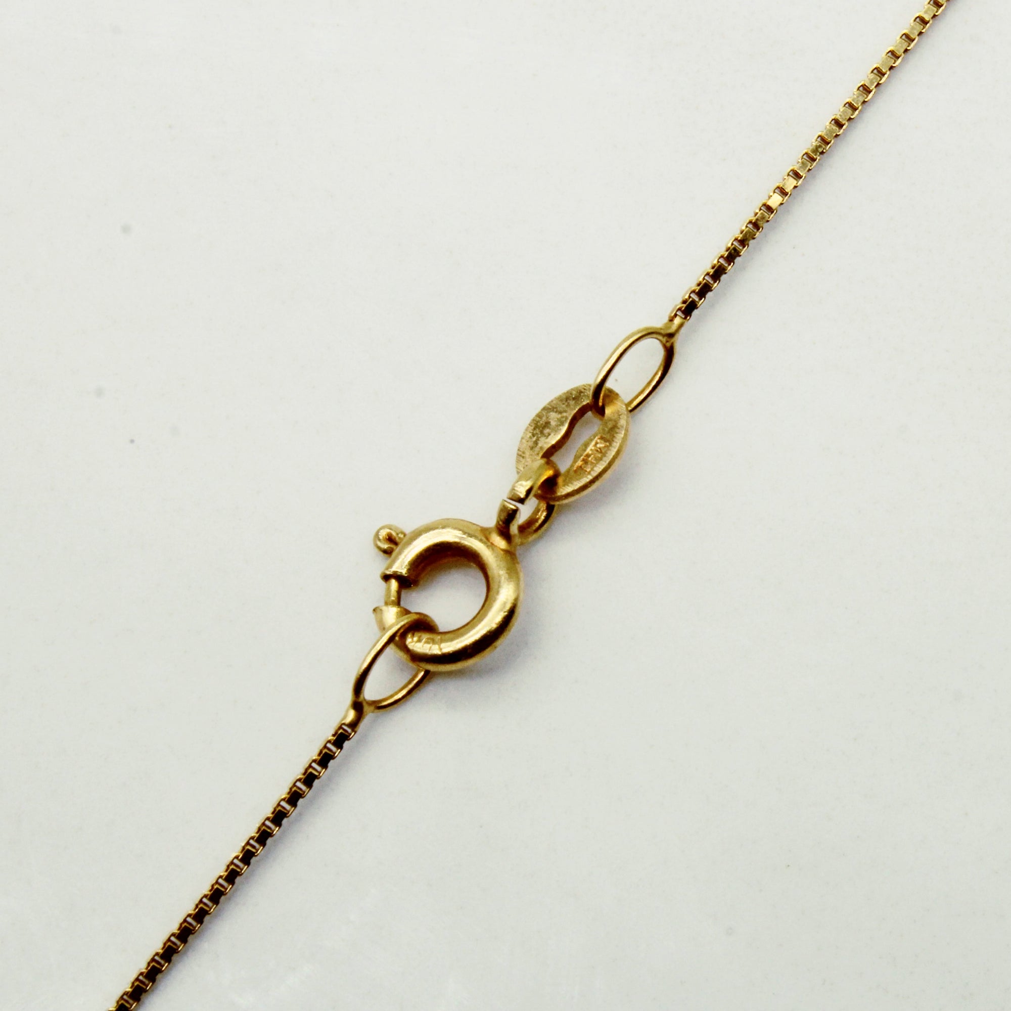 10k Yellow Gold Micro Link Chain | 16