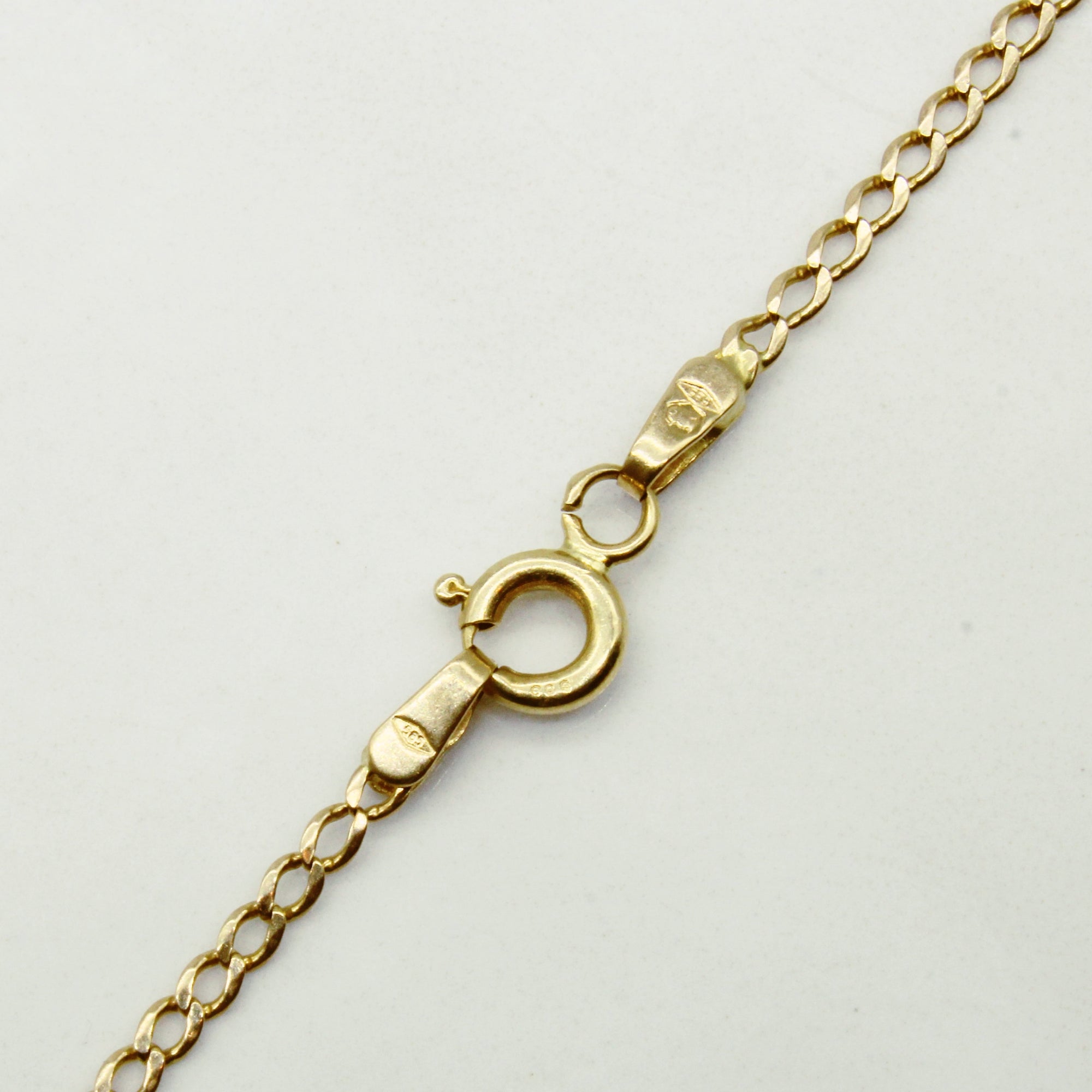 14k Yellow Gold Curb Link Chain | 20