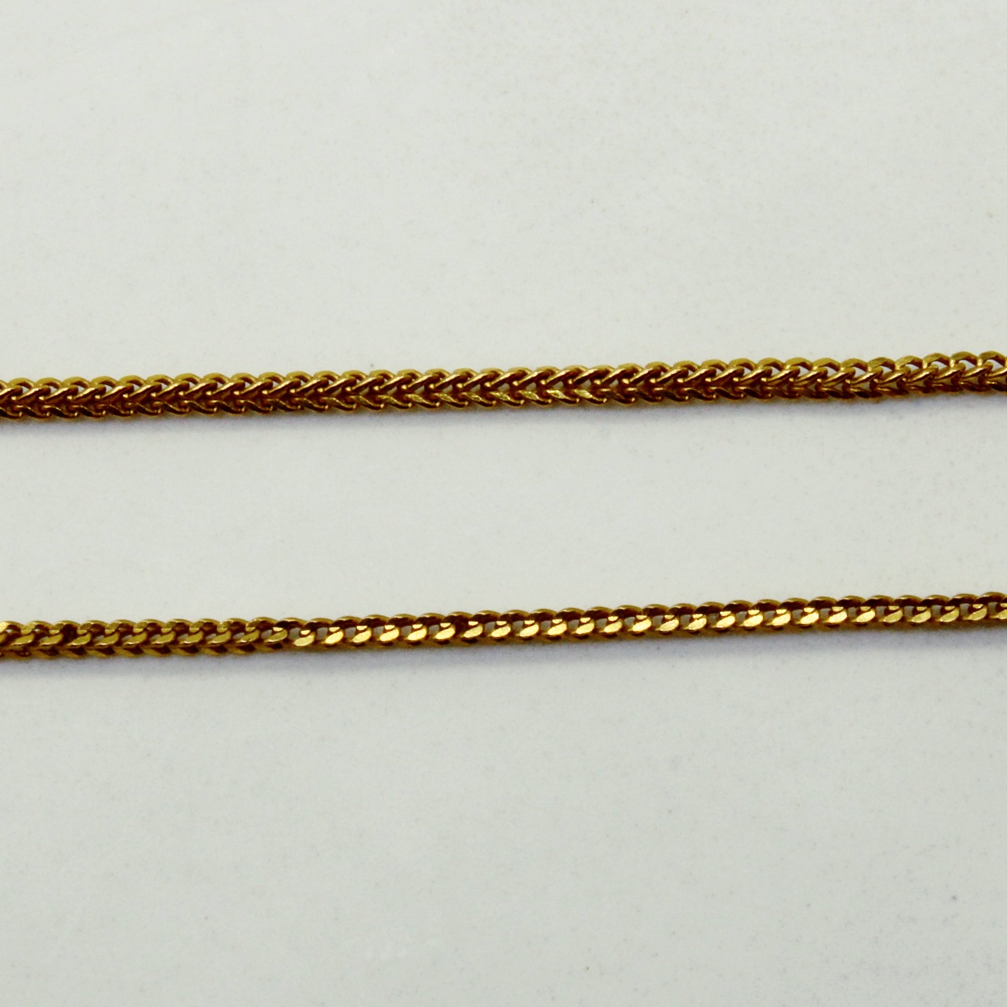 9k Yellow Gold Box Link Chain | 15