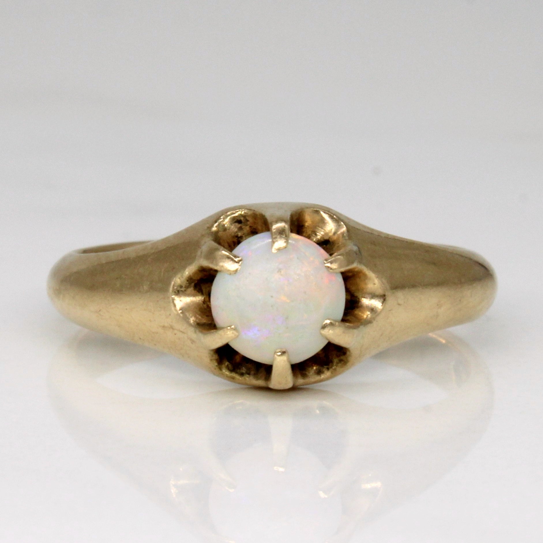 Opal Claw Set Ring | 0.32ct | SZ 6.25 |