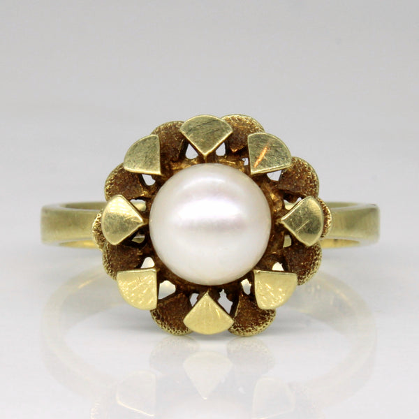 High Set Pearl Ring | SZ 8 |