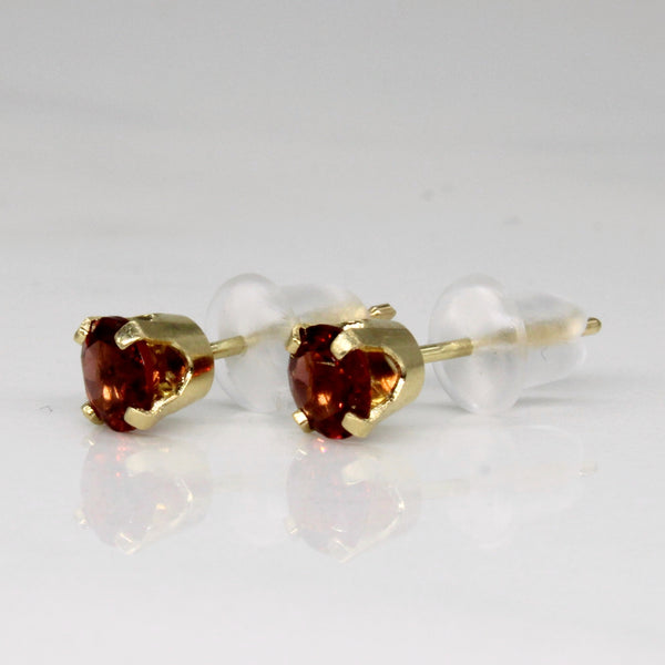 Garnet Stud Earrings | 0.50ctw |