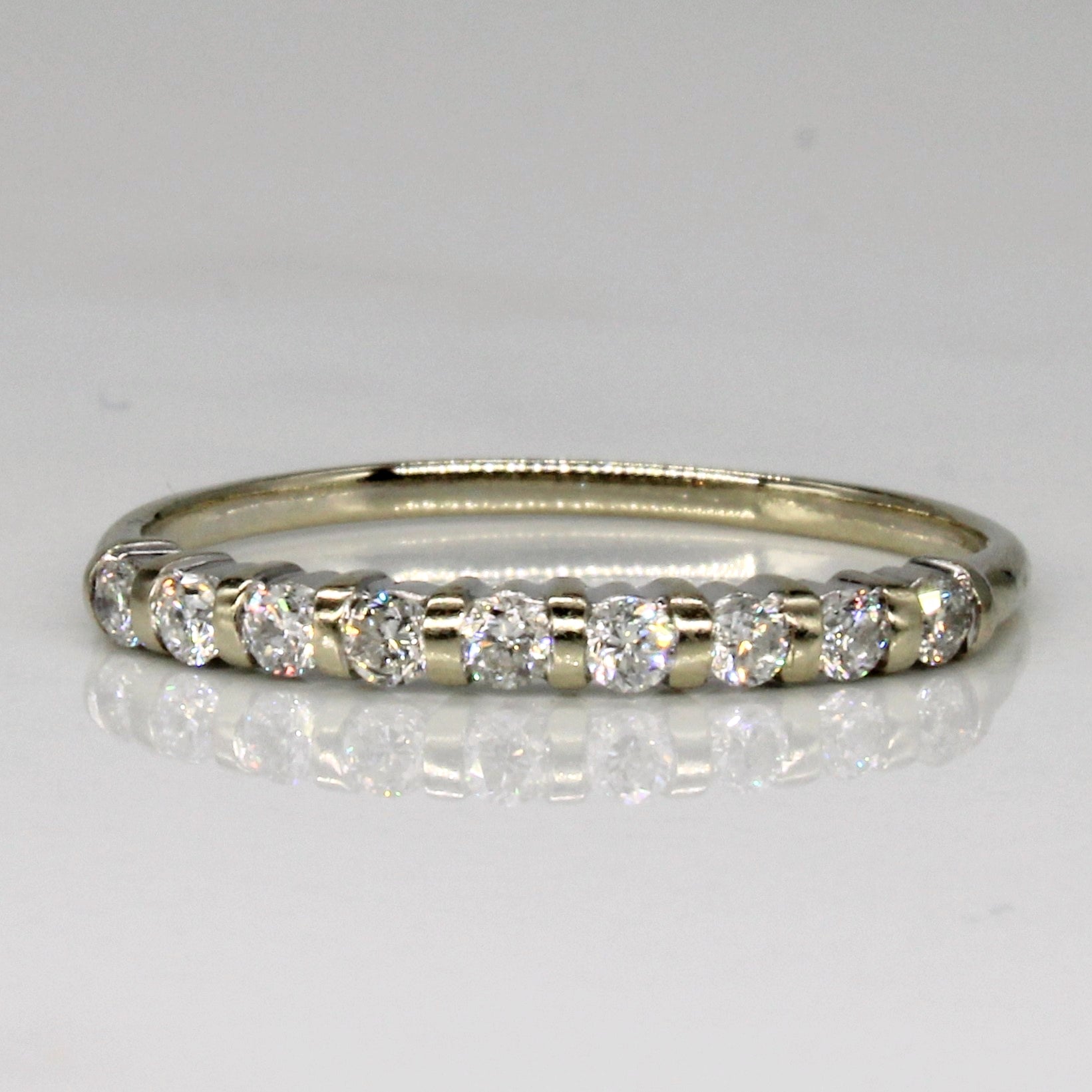 Nine Stone Diamond Band | 0.20ctw | SZ 7.25 |