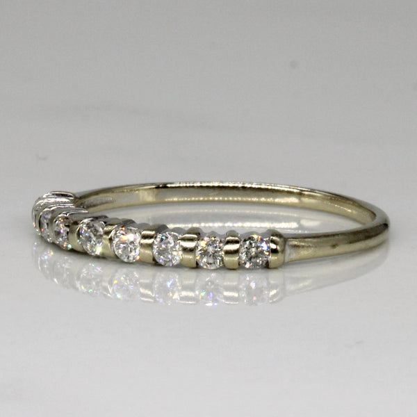 Nine Stone Diamond Band | 0.20ctw | SZ 7.25 |