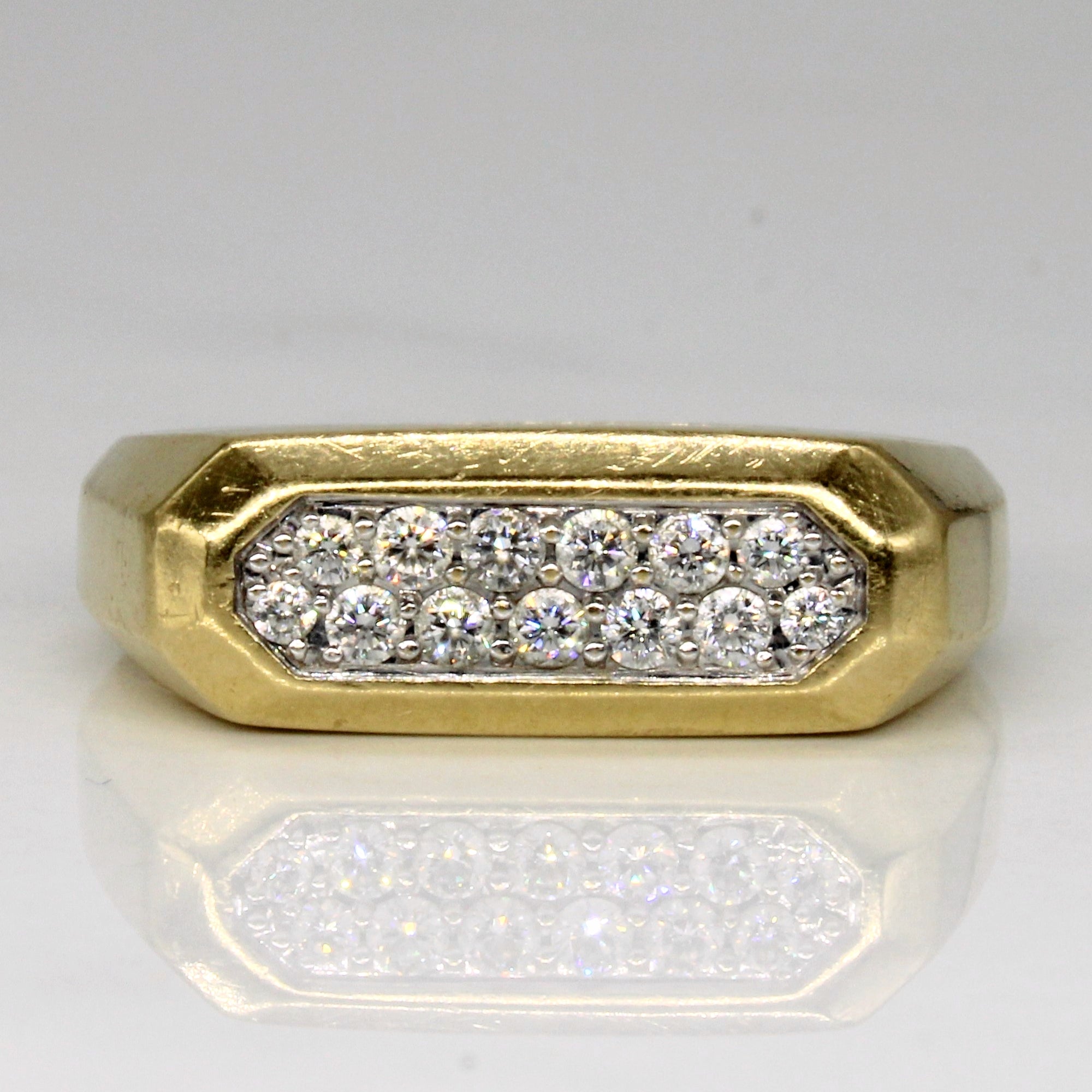 'David Yurman' Diamond Cluster Ring | 0.32ctw | SZ 9 |