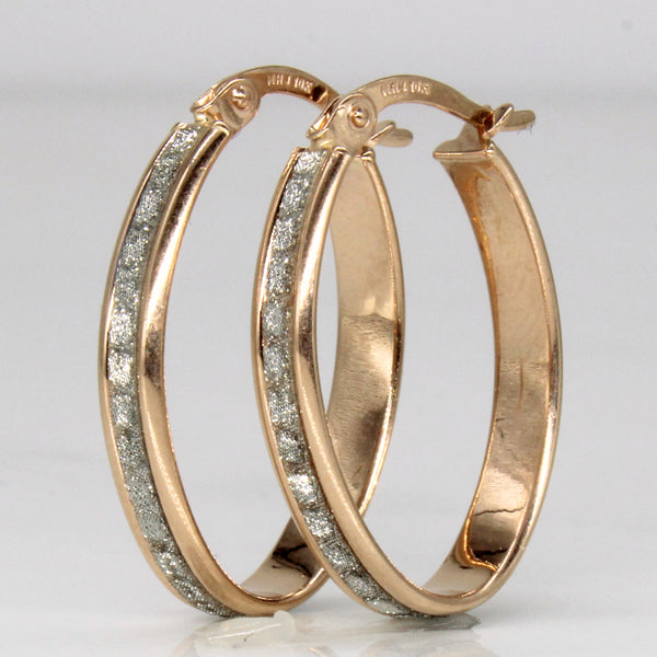 Rose Gold Hoop Earrings