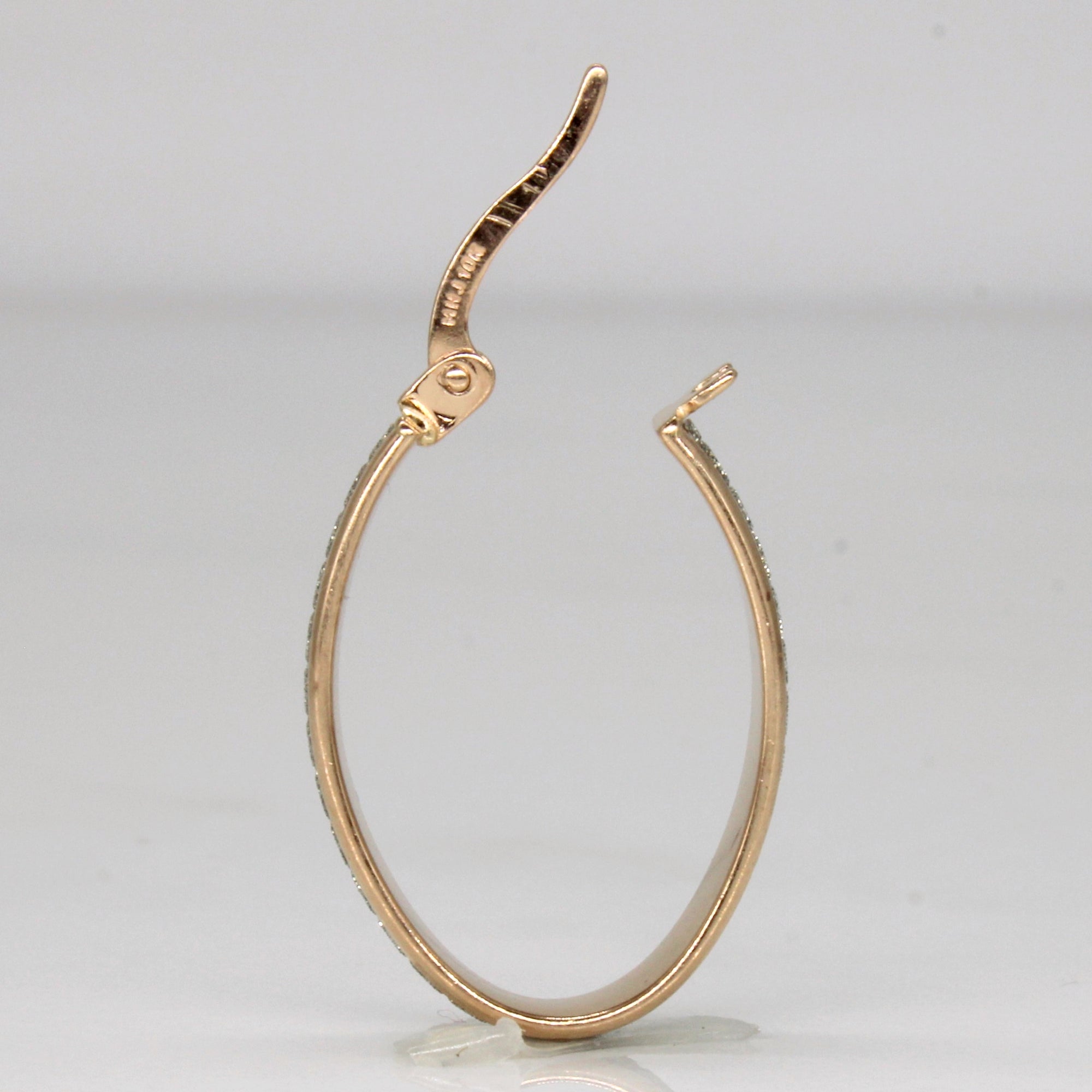 Rose Gold Hoop Earrings
