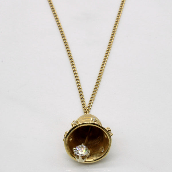 Diamond Bell Necklace | 0.63ctw | 26