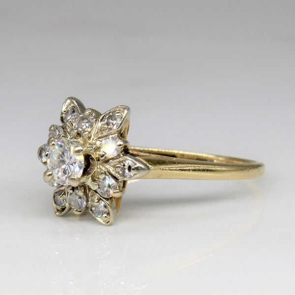 Diamond Burst Cluster Ring | 0.44ctw | SZ 6 |