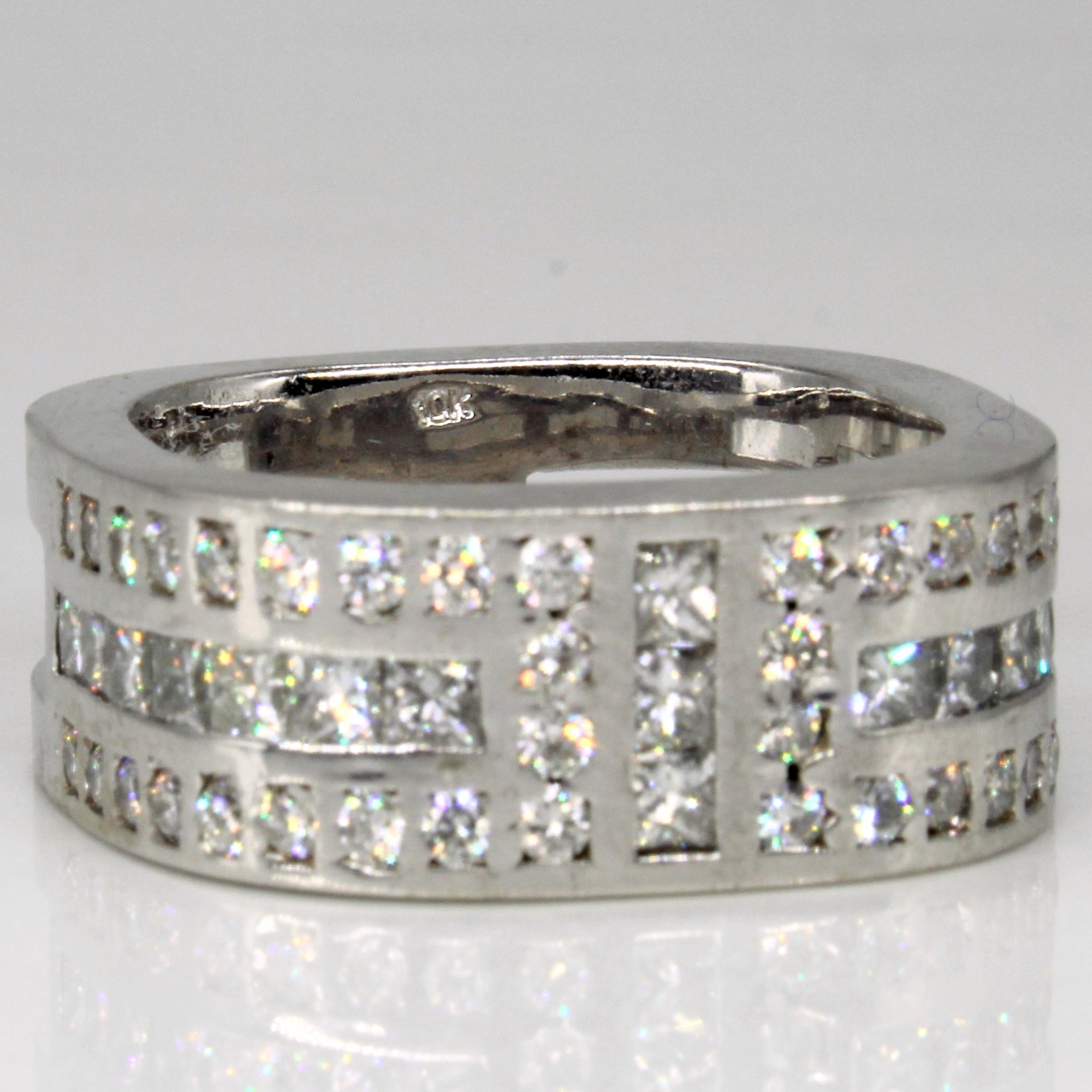 Multi Channel Diamond Wide Band | 2.00ctw | SZ 10 |