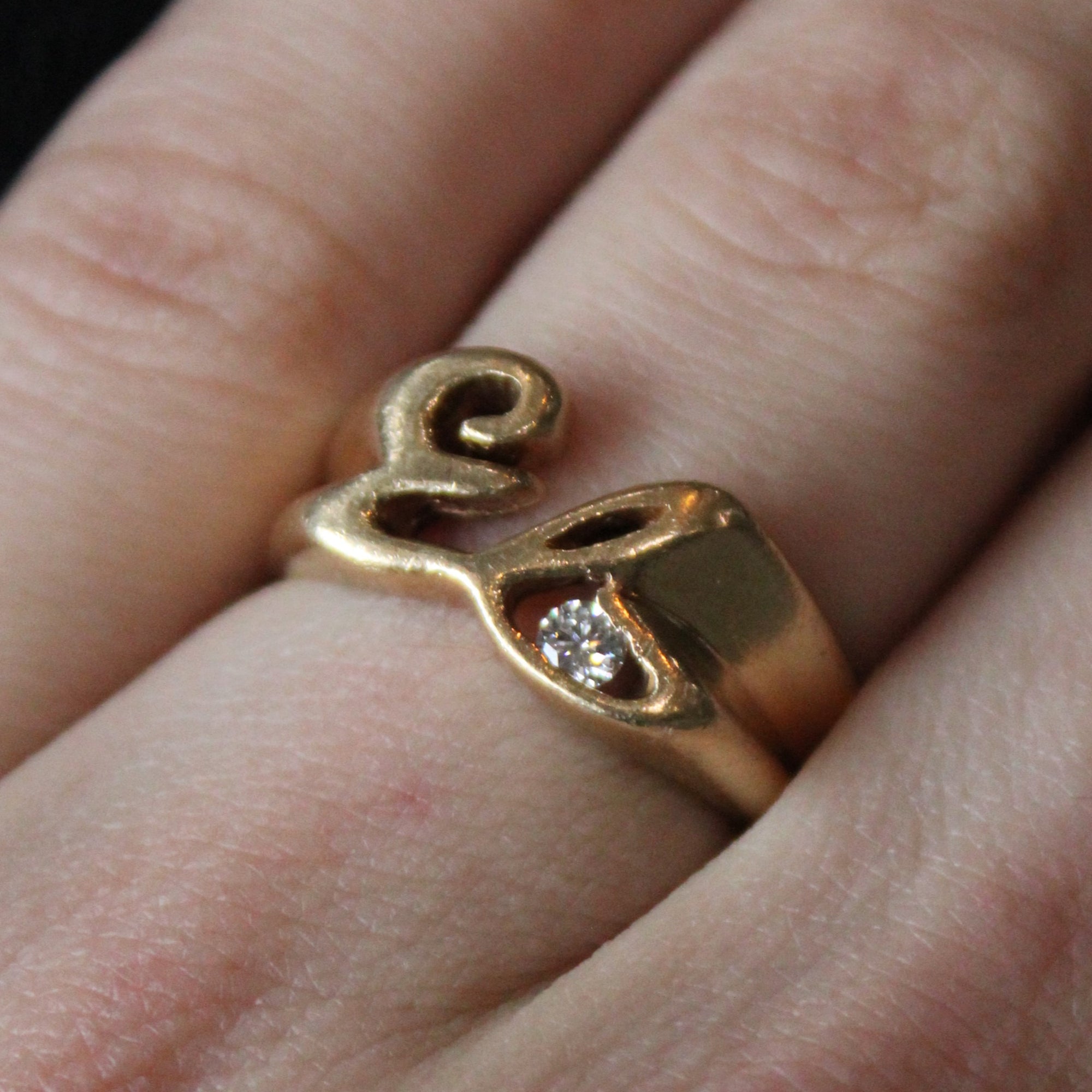 Diamond Abstract Ring | 0.10ct | SZ 7.5 |