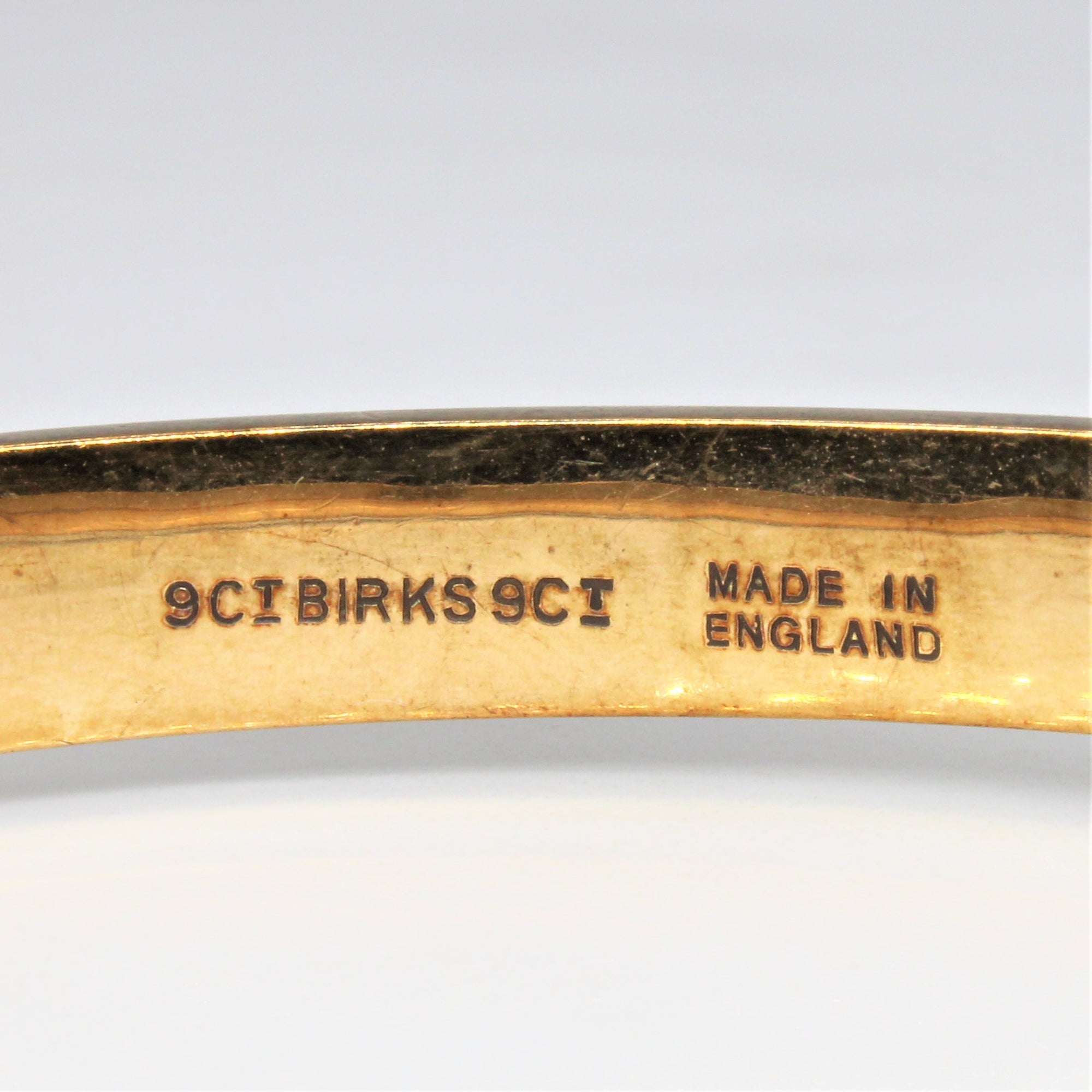'Birks' Ornate Engraved Cuff | 6