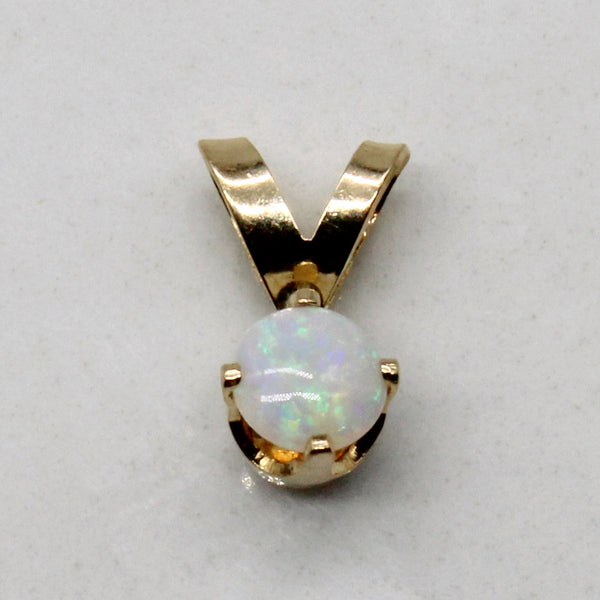 Mini Opal Cabochon Pendant | 0.10ct |