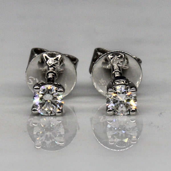 'Birks' Blue Diamond Studs | 0.16ctw, 0.02ctw |