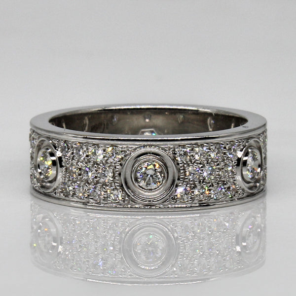 CARTIER Love Ring, Diamond-Paved | 1.26ctw |
