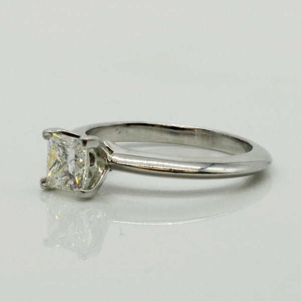 TIFFANY & CO. Princess-cut Diamond Engagement Ring in Platinum