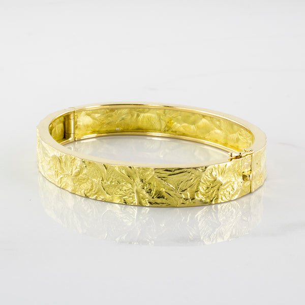 'Cavelti' Reticulated Hinged Bangle Bracelet | SZ 7.5