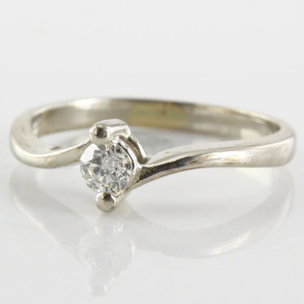 Diamond Bypass Promise Ring | 0.15ct | SZ 5.25 |