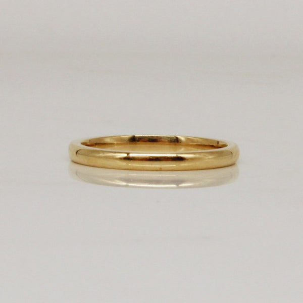 'Bespoke' Yellow Gold Dainty Band |