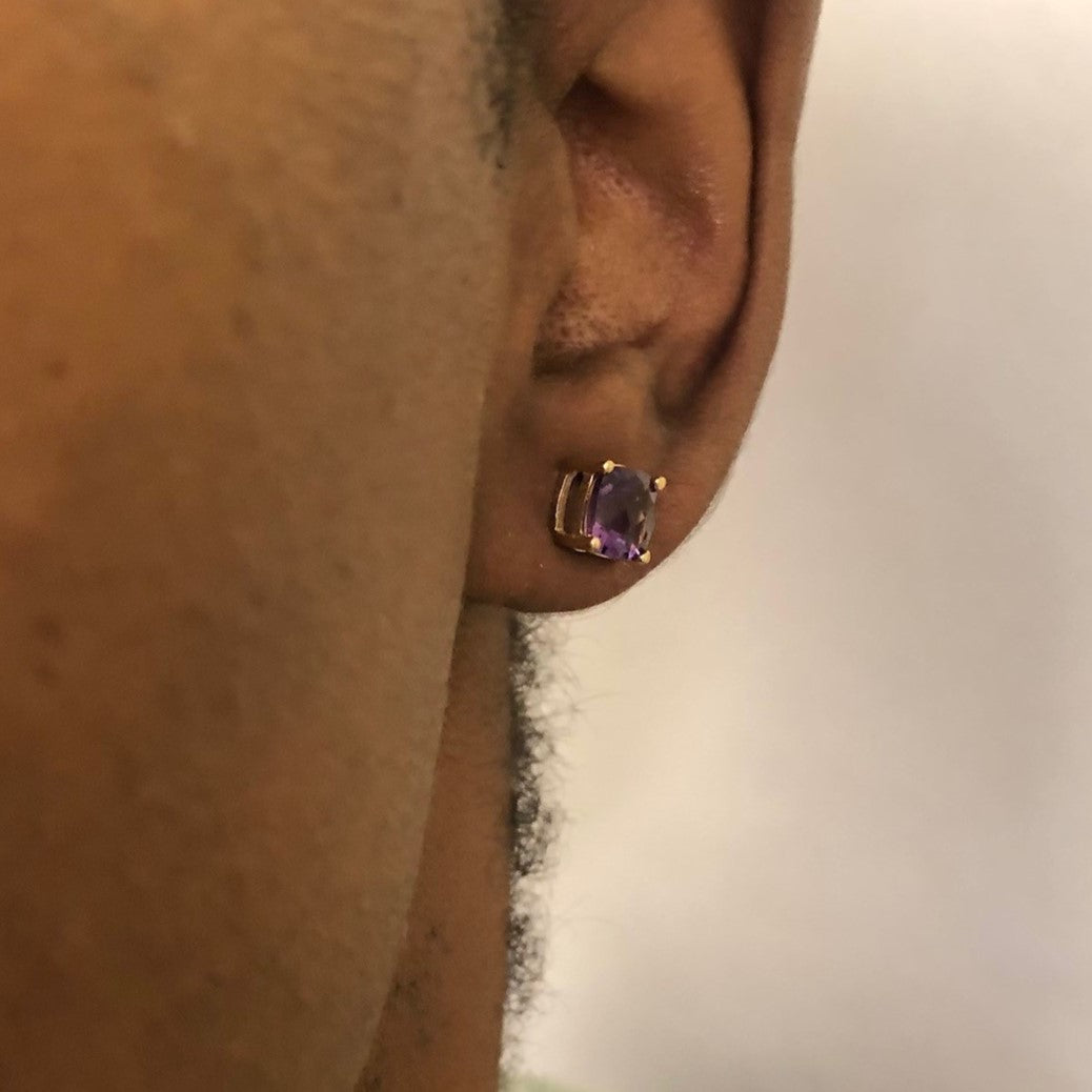Amethyst Stud Earrings | 3.00ctw |